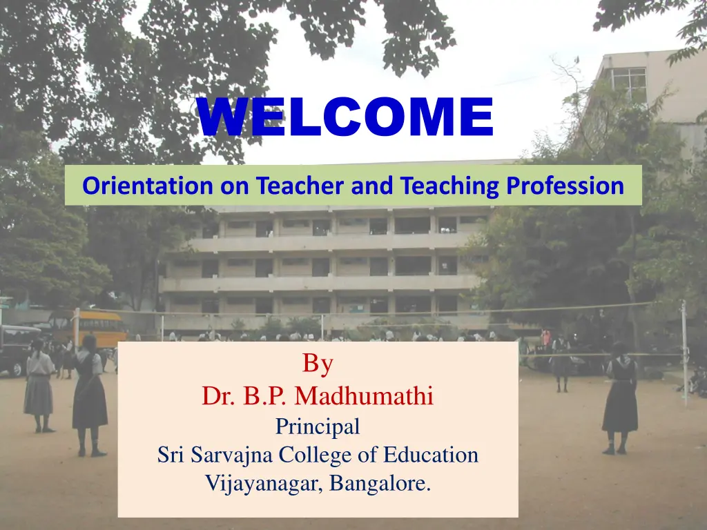 welcome