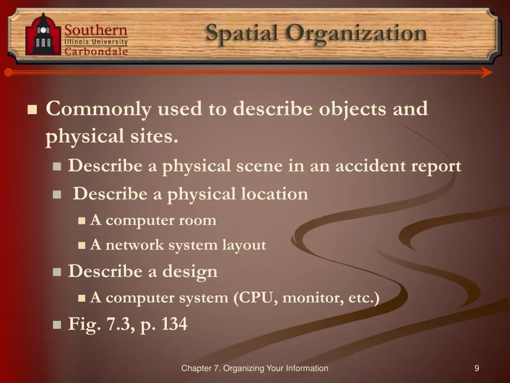 spatial organization