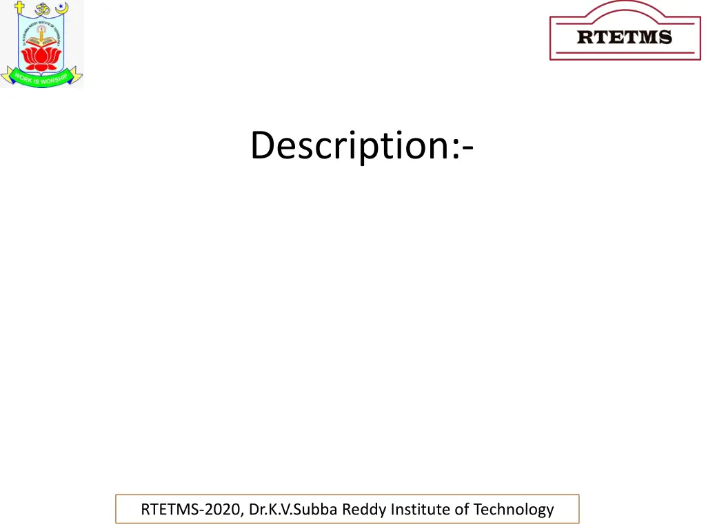 description