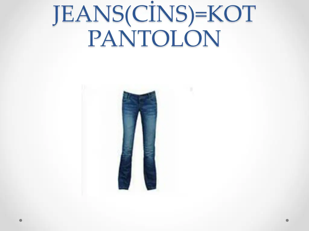 jeans c ns kot pantolon