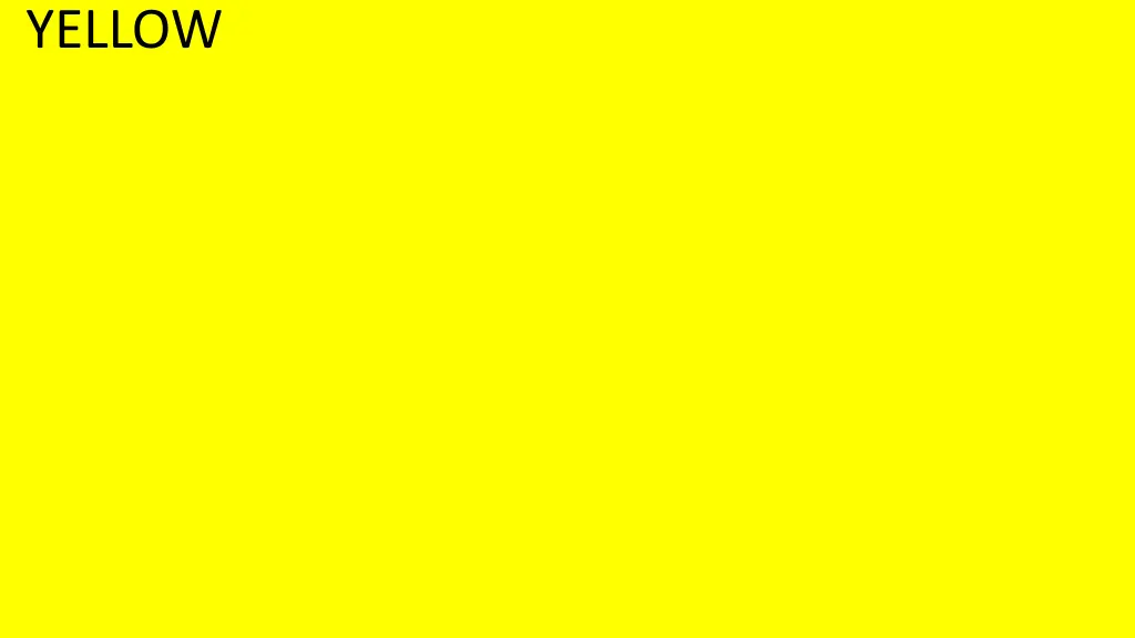 yellow
