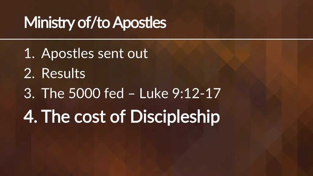 ministry of to apostles ministry of to apostles 3