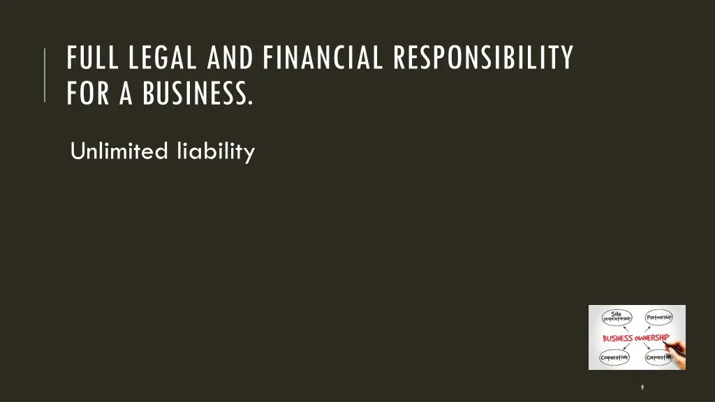 full legal and financial responsibility