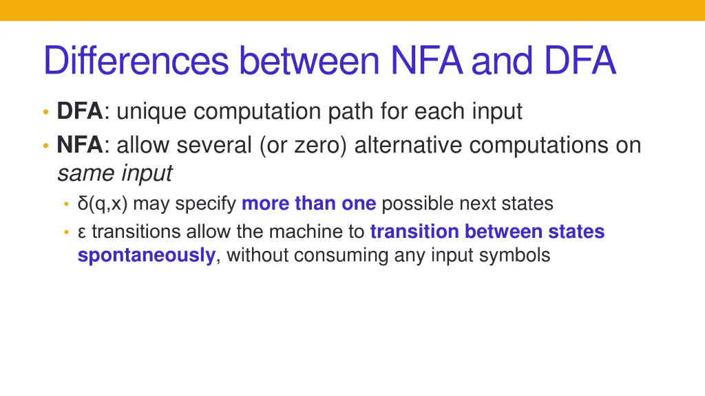 differences between nfa and dfa