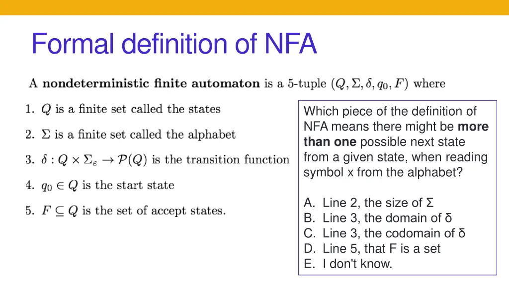 formal definition of nfa