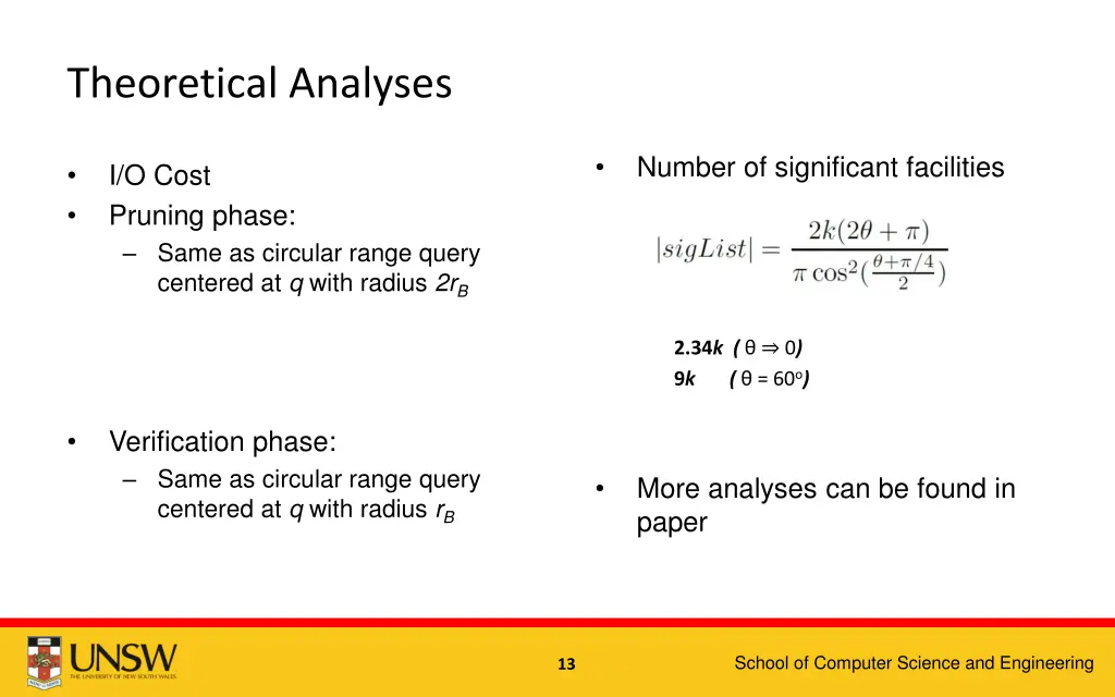 theoretical analyses