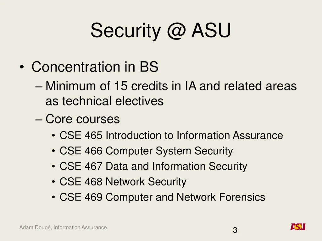 security @ asu 1
