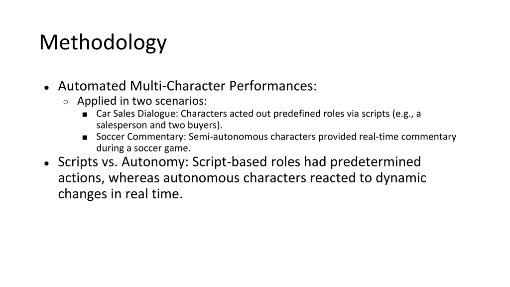 methodology