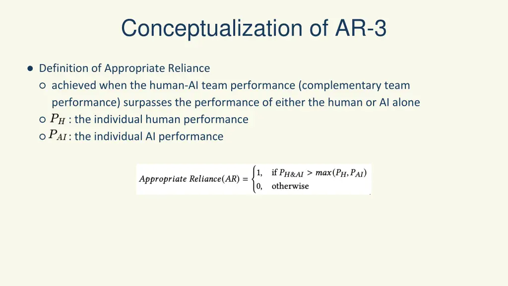 conceptualization of ar 3