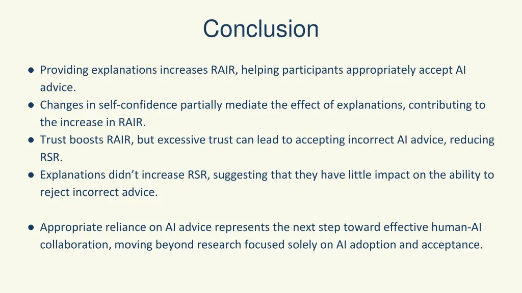 conclusion
