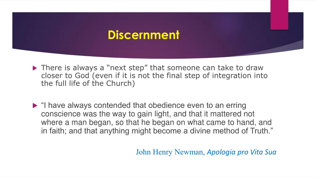 discernment