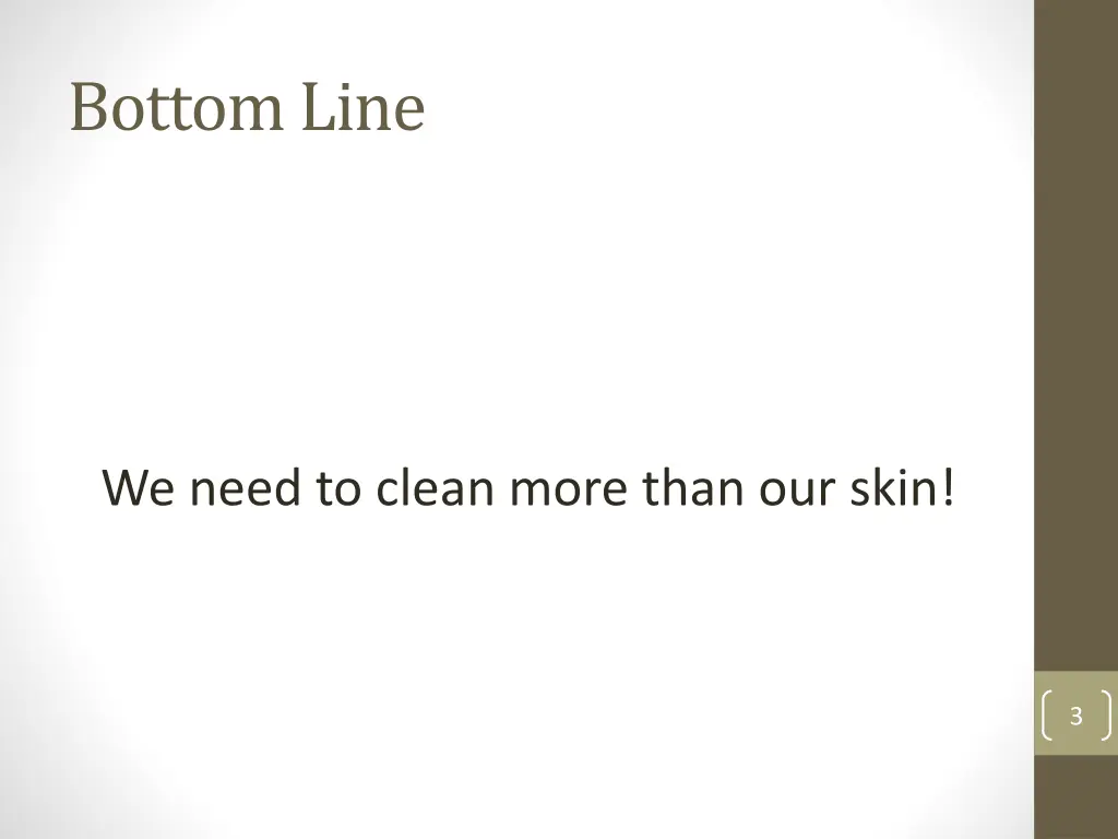 bottom line