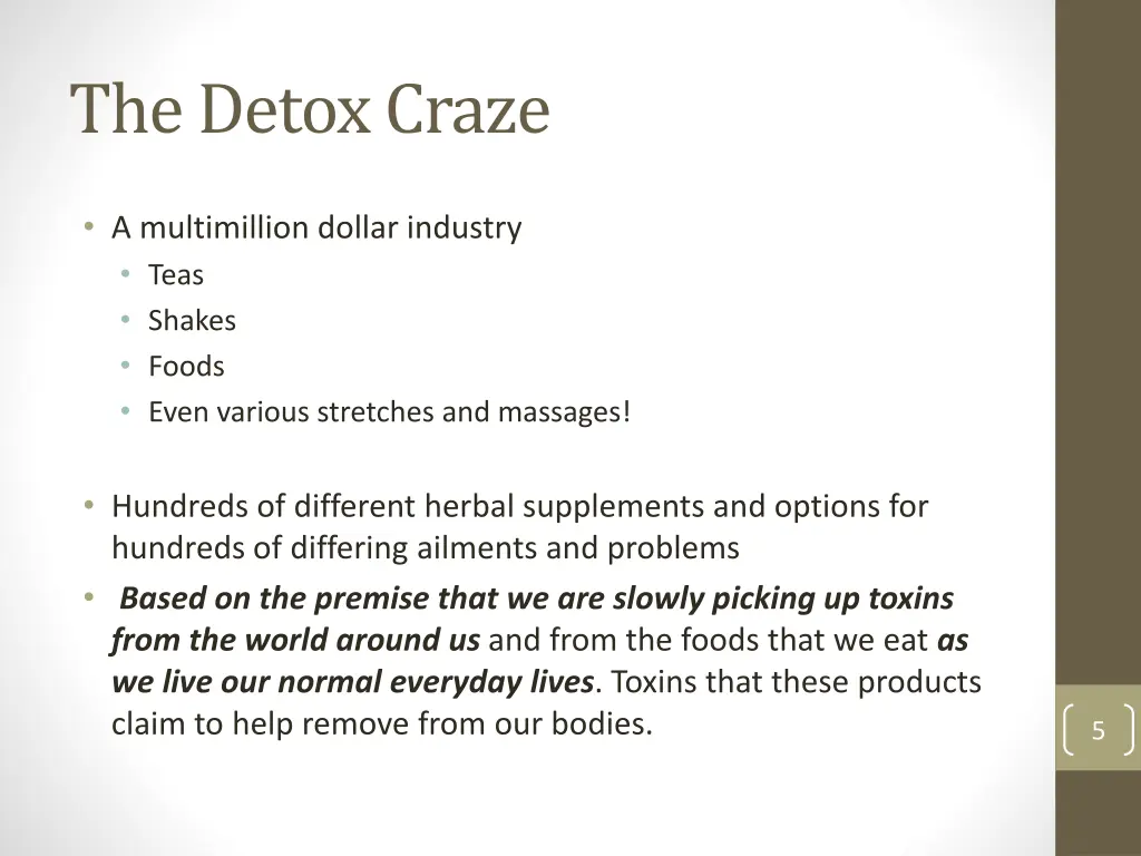 the detox craze