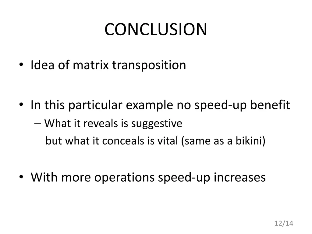 conclusion