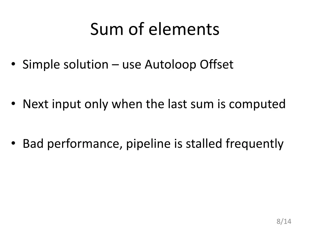 sum of elements 3
