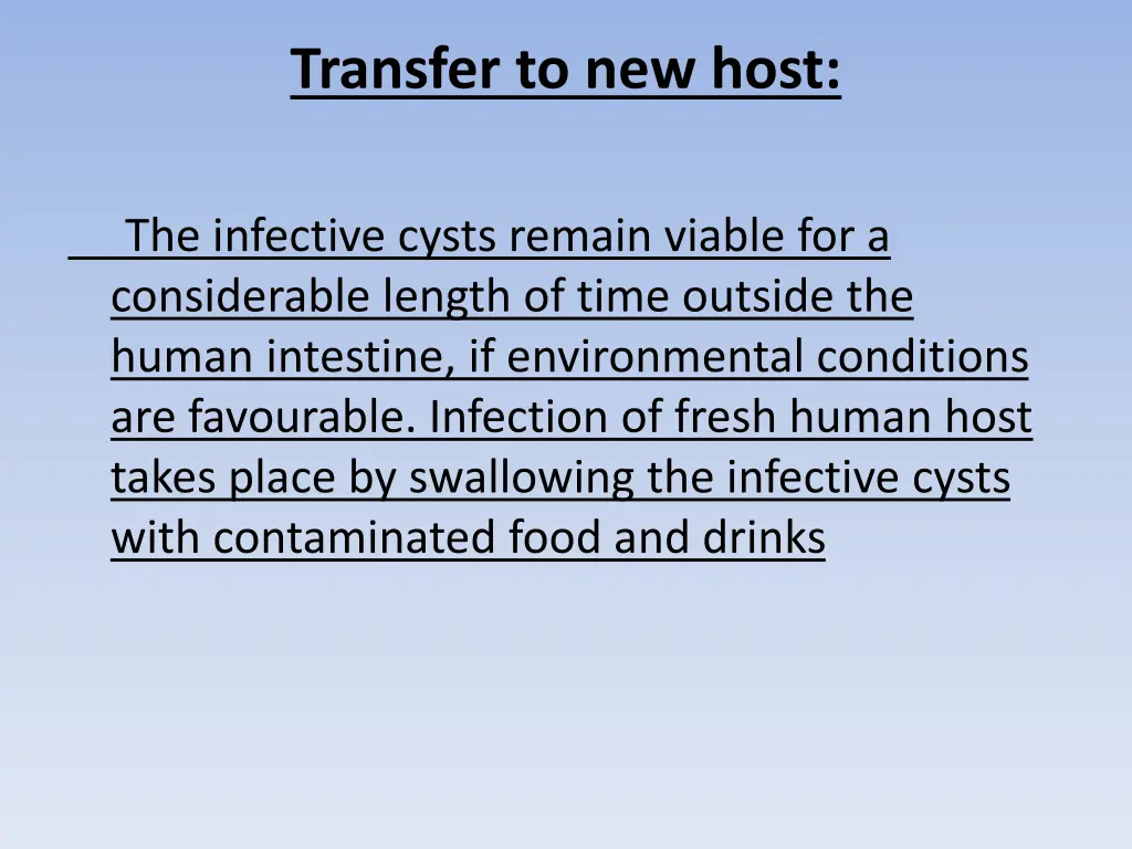 transfer to new host