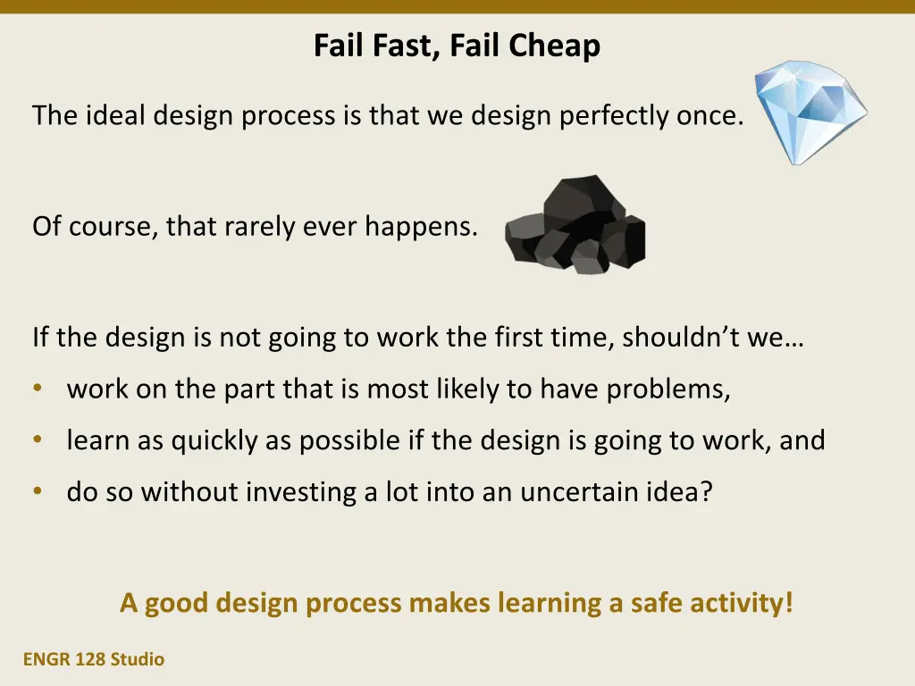 fail fast fail cheap