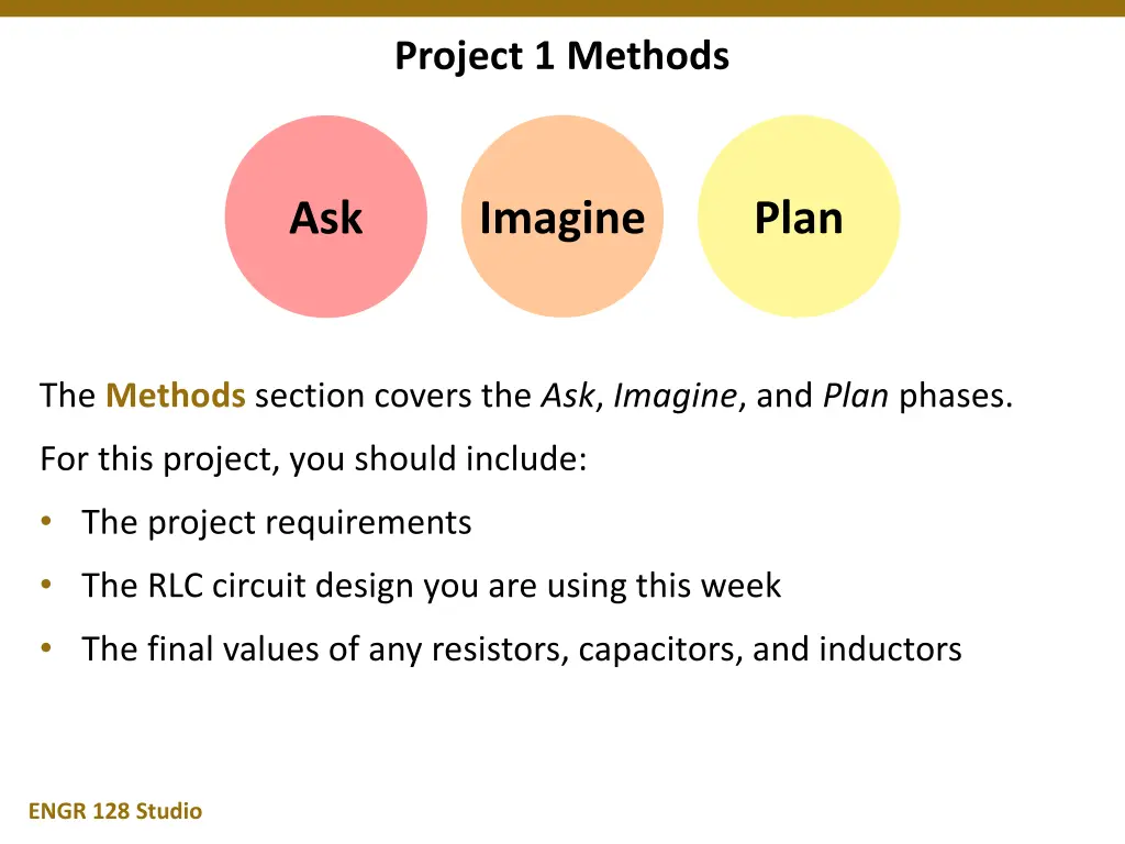 project 1 methods