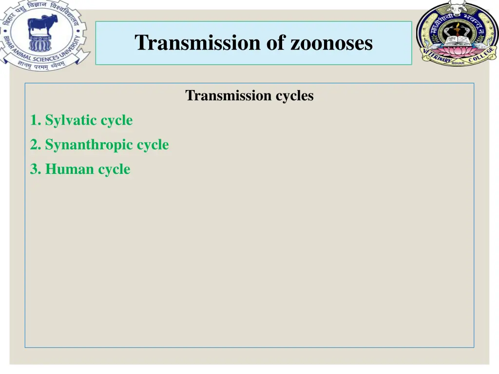 transmission of zoonoses 3