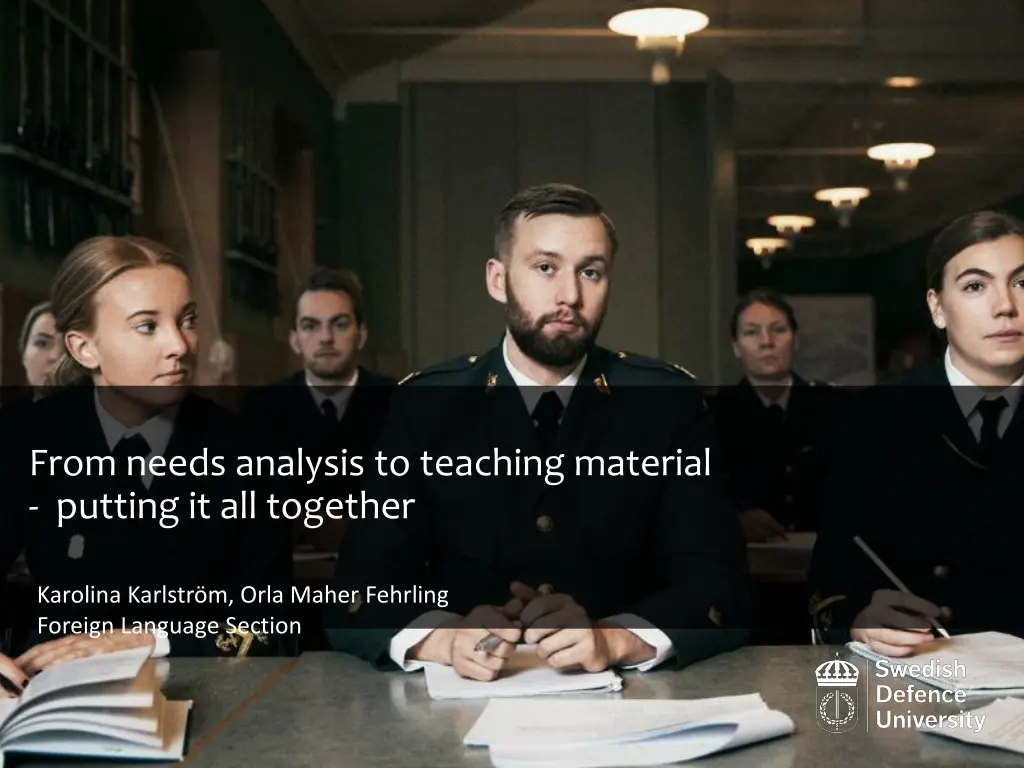 from needs analysis to teaching material putting
