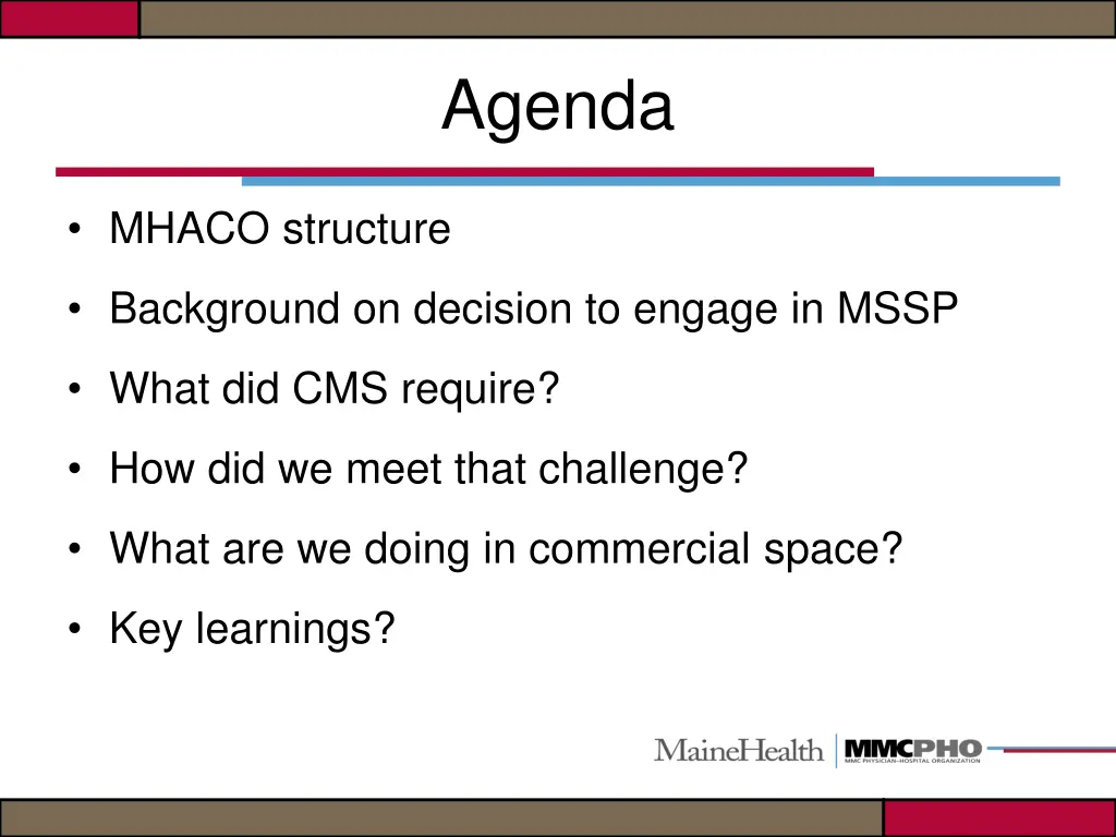 agenda
