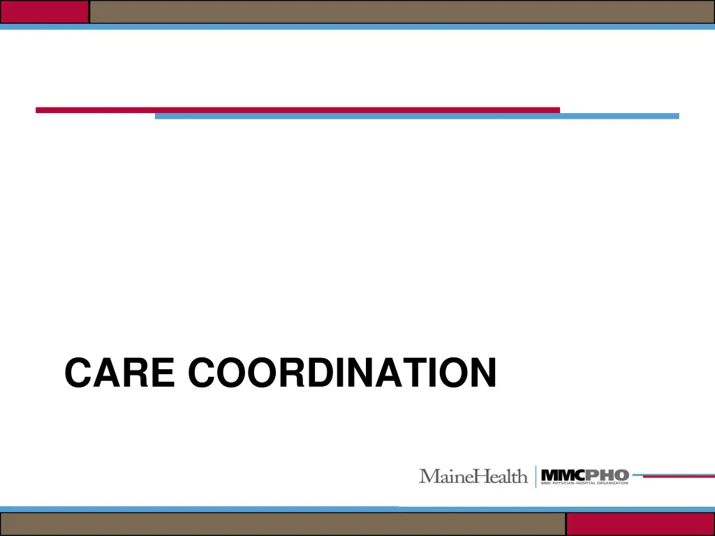 care coordination