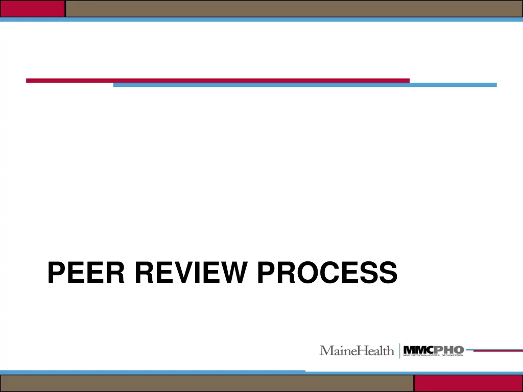 peer review process