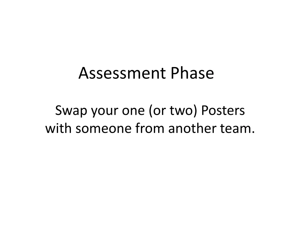 assessment phase