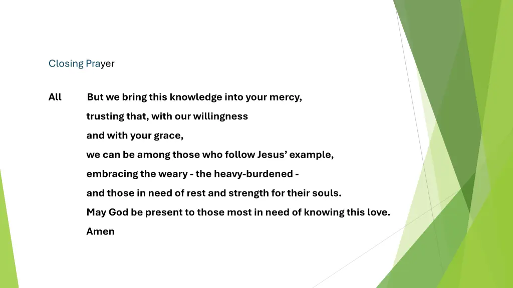 closing prayer 1