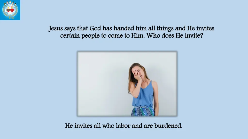jesus says that god has handed him all things