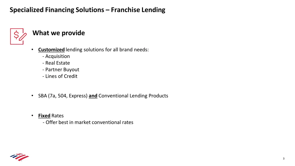 specialized financing solutions franchise lending 1