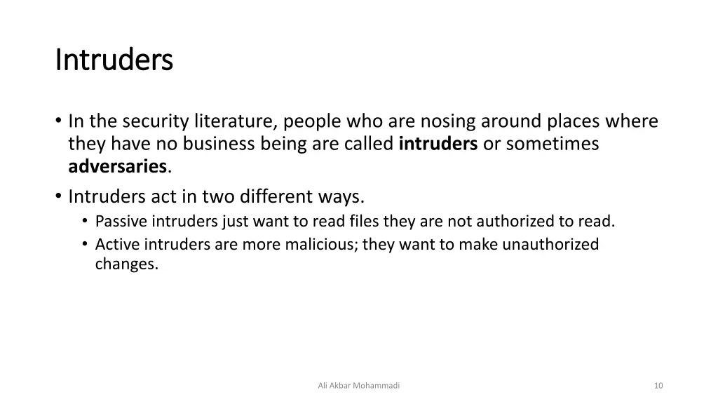 intruders intruders