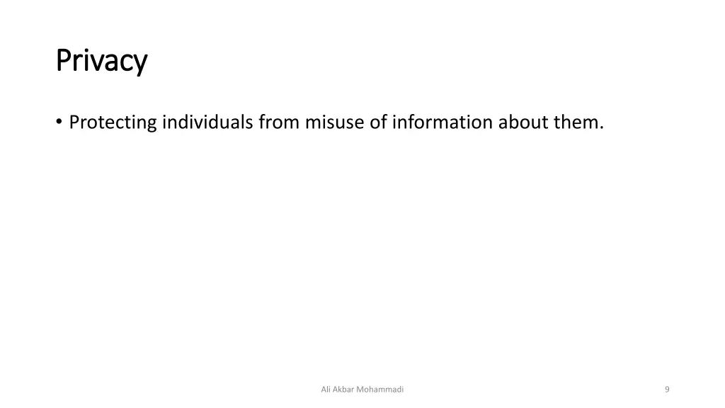 privacy privacy