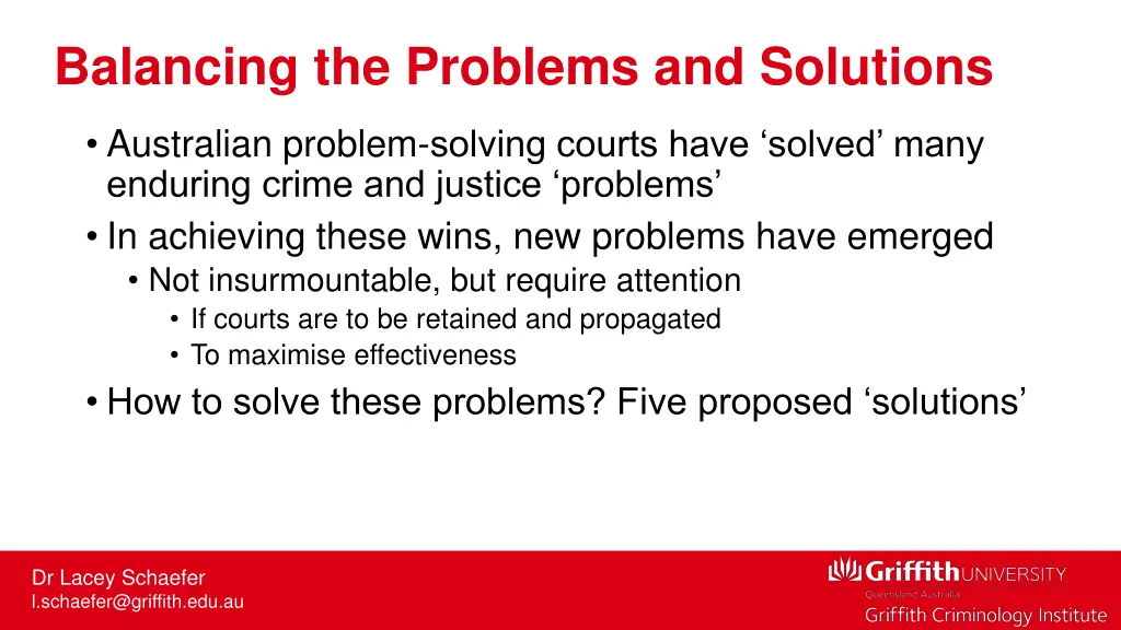 balancing the problems and solutions