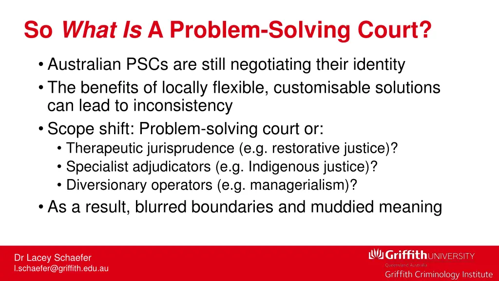so what is a problem solving court 1