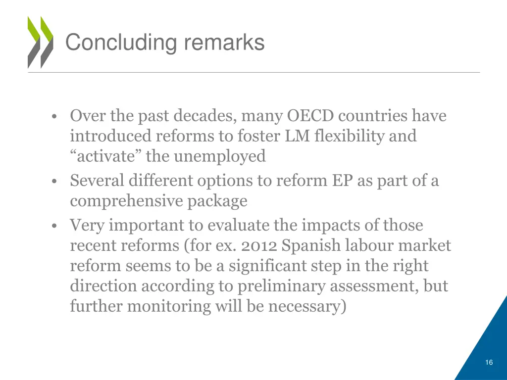 concluding remarks