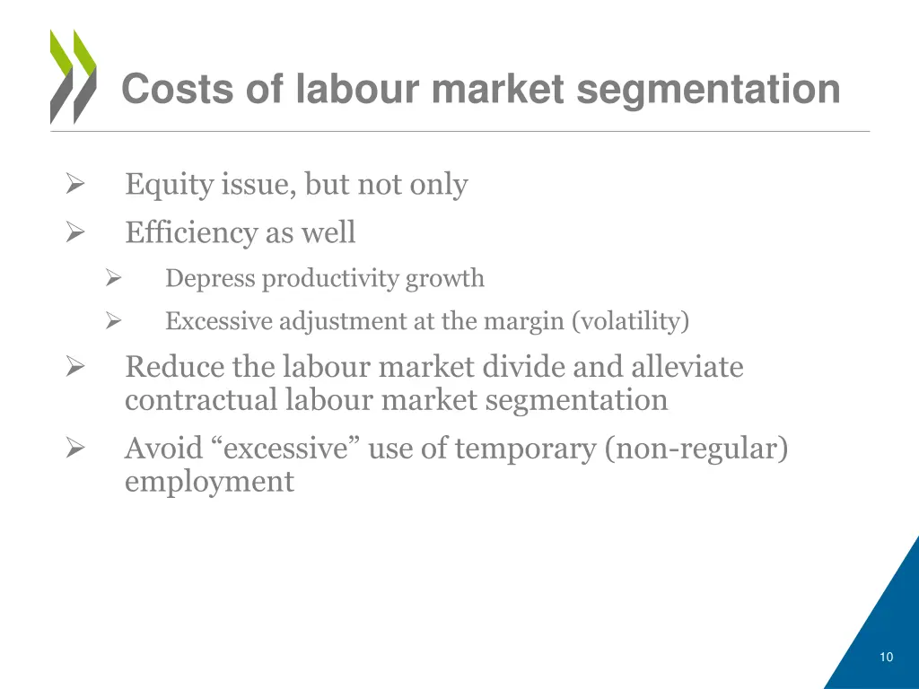 costs of labour market segmentation