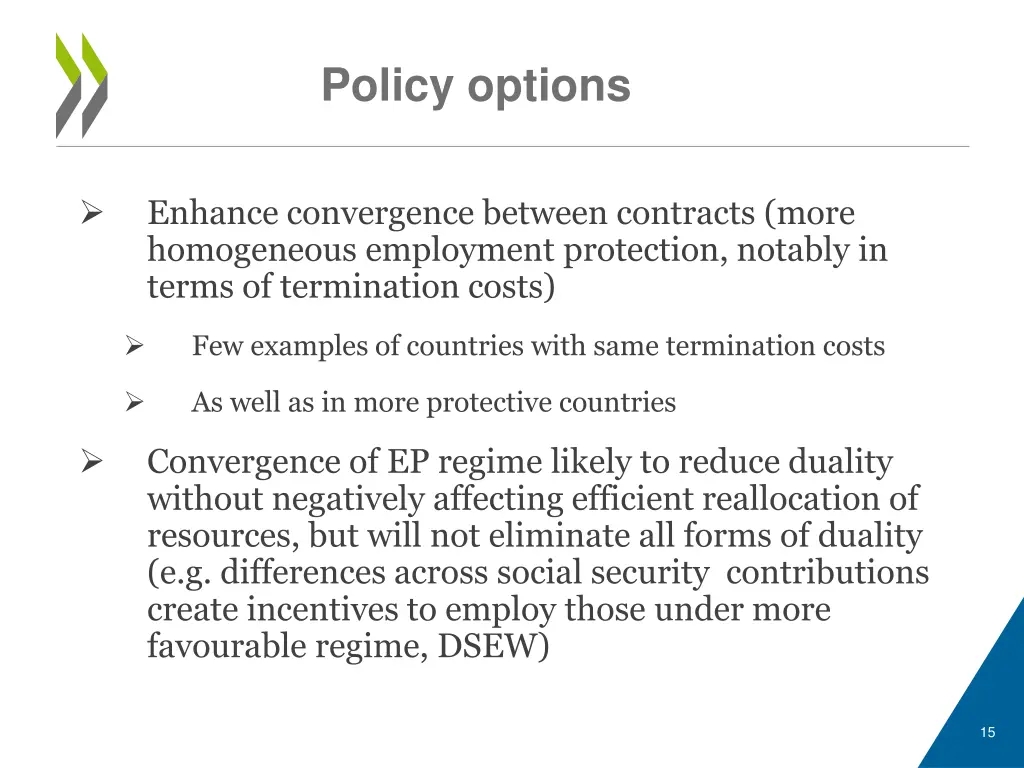 policy options 1