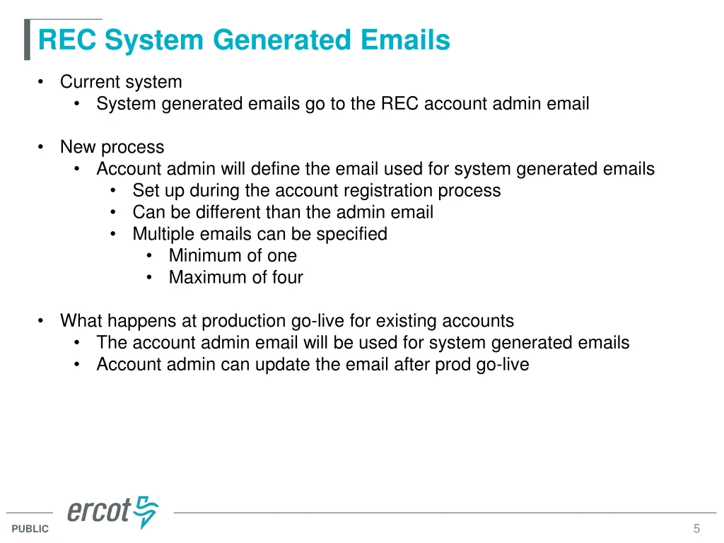rec system generated emails