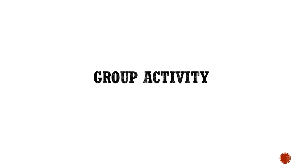 group activity