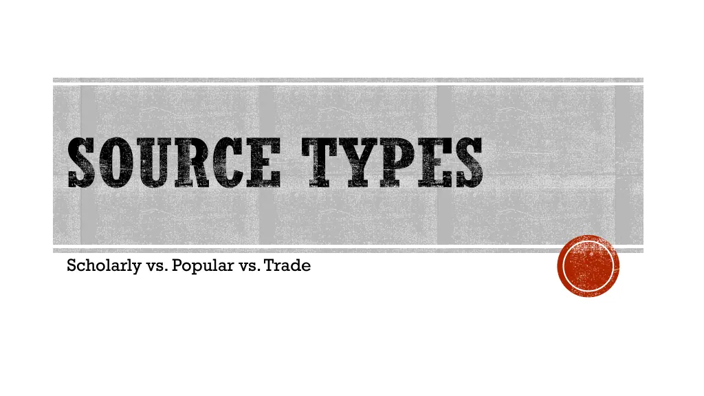 source types