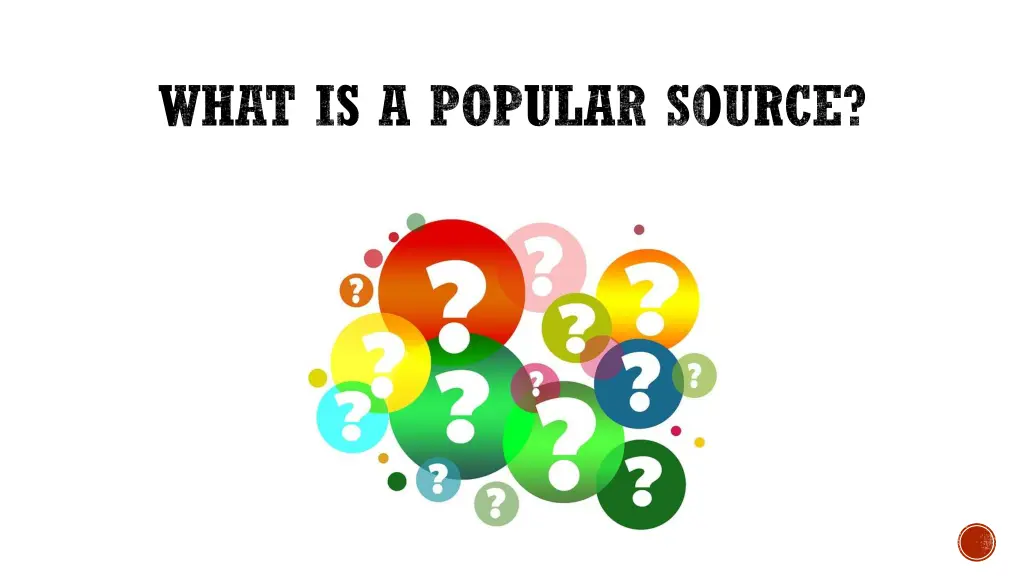 what is a popular source