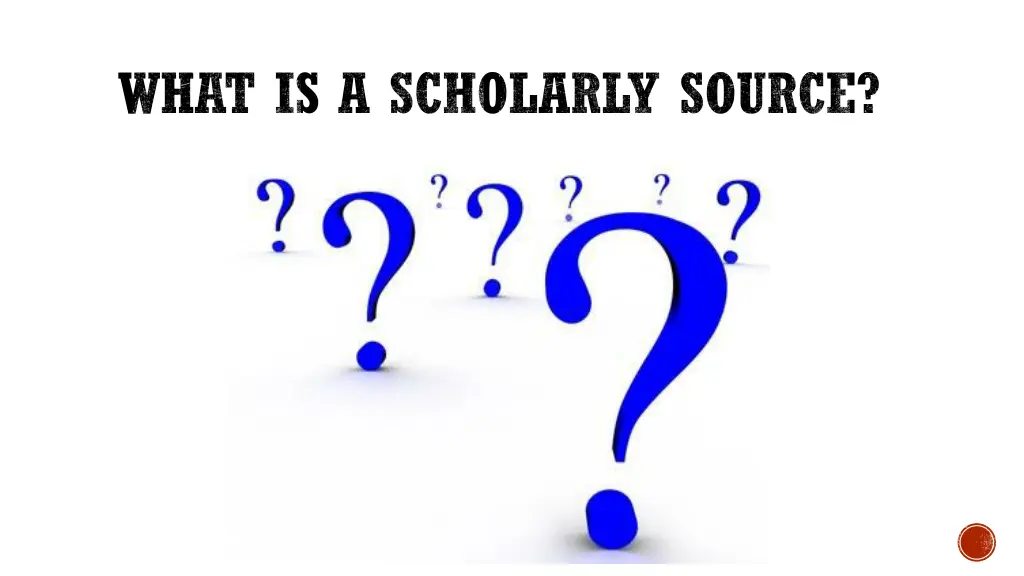 what is a scholarly source