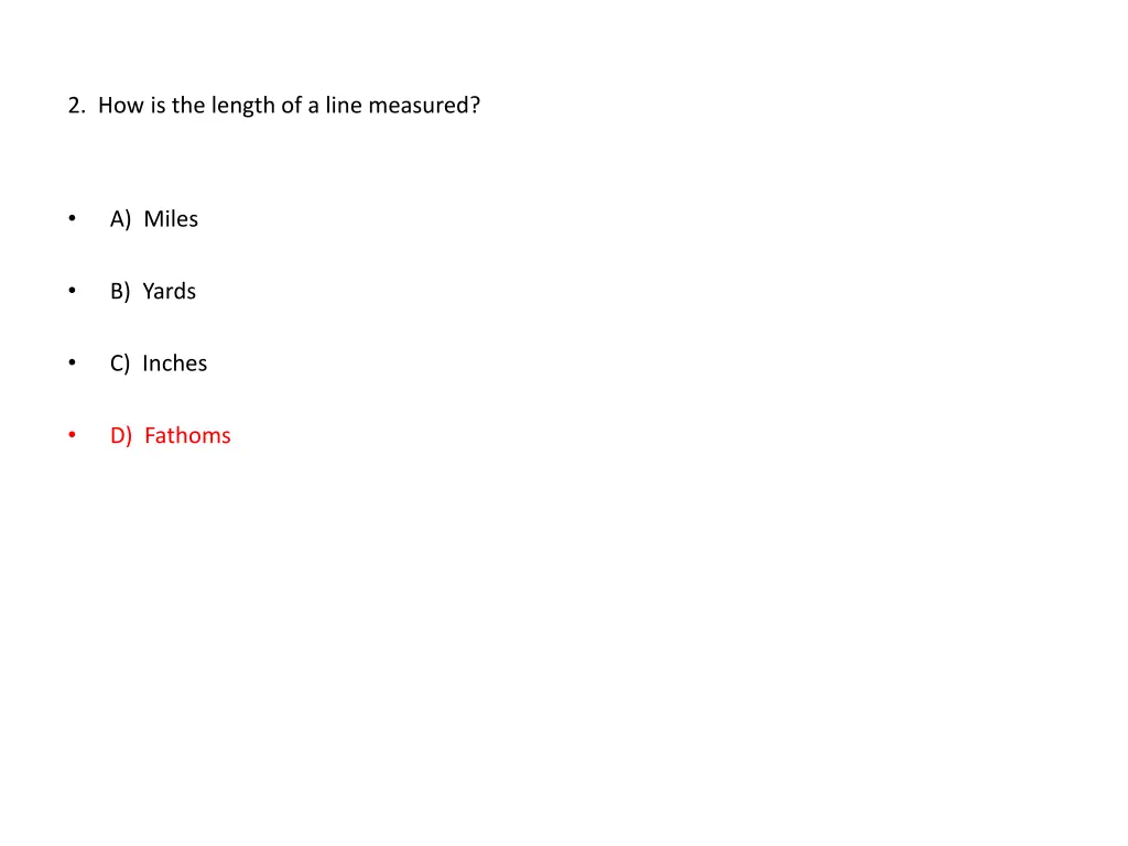 2 how is the length of a line measured
