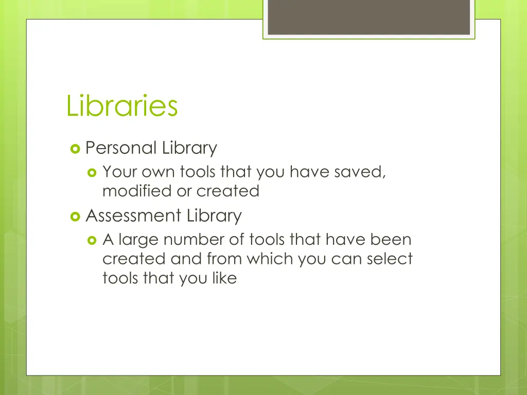 libraries