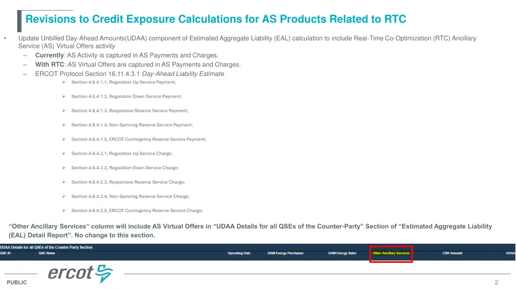 revisions to credit exposure calculations 1
