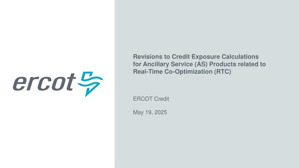 revisions to credit exposure calculations
