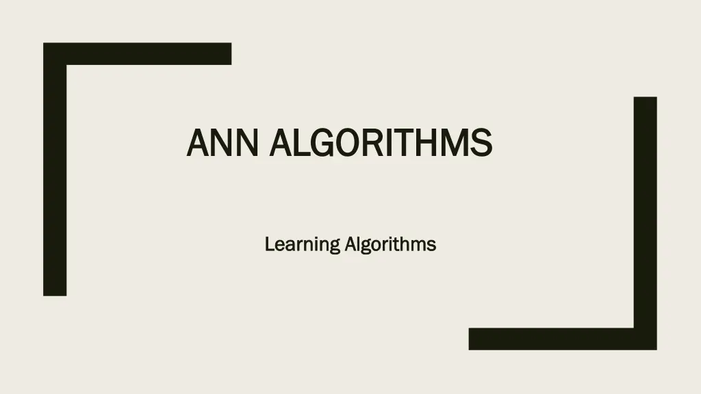 ann ann algorithms algorithms