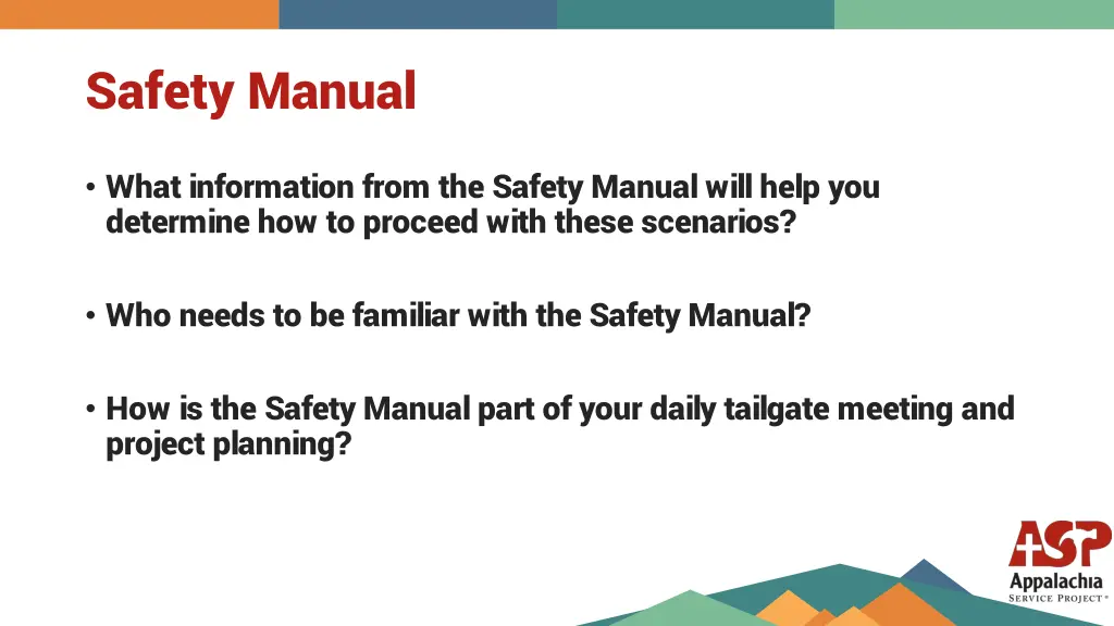 safety manual