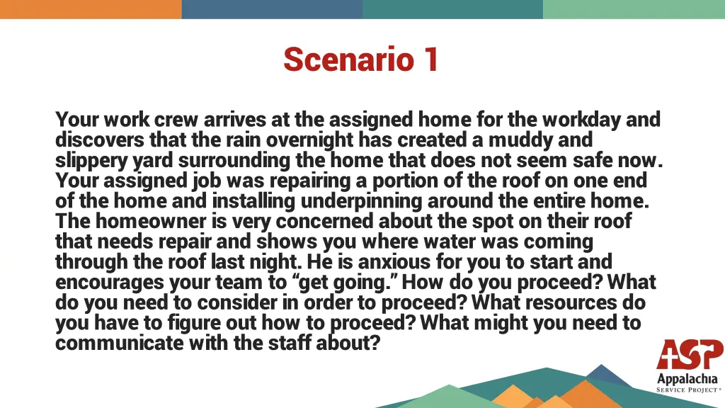 scenario 1